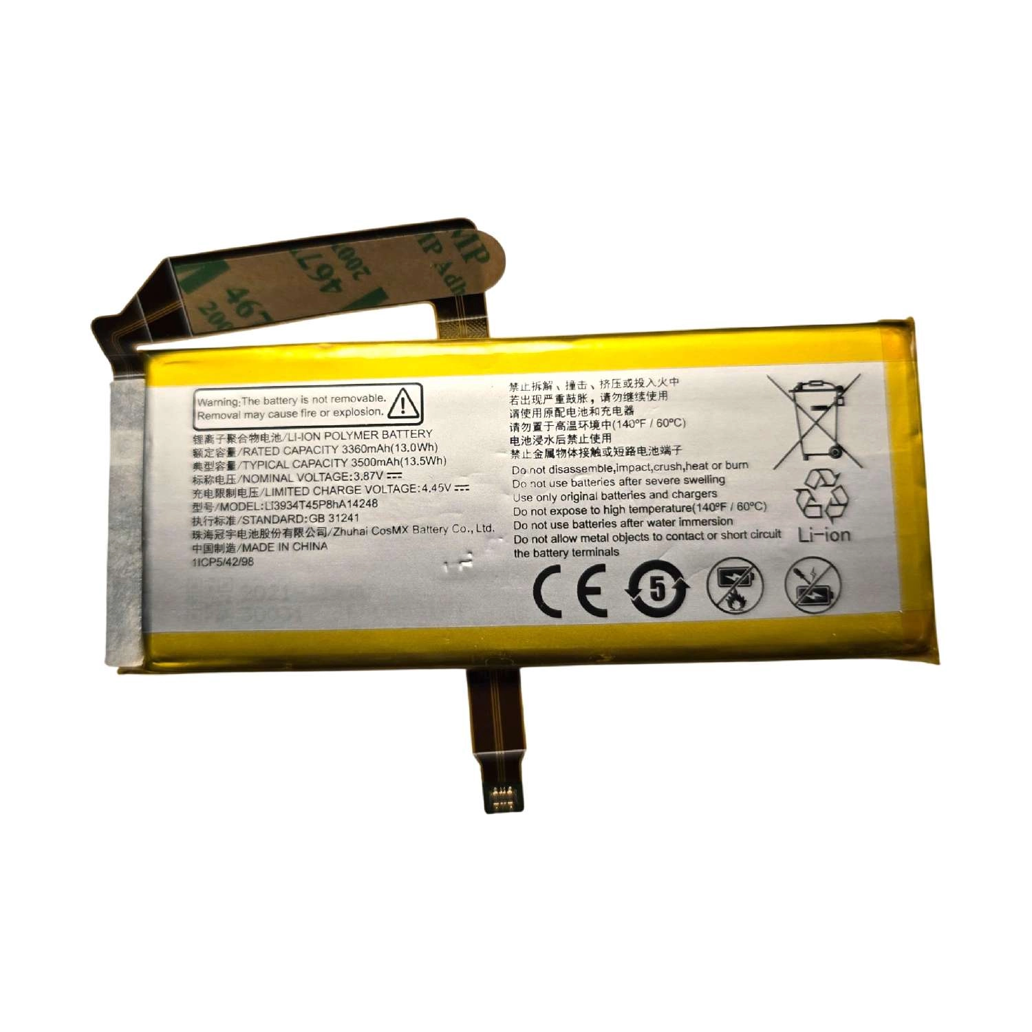 Thay Pin Vertu Fold 3 / Vertu Ayxta 5g Fold3 Li3934T45P8hA14248 (3500mAh/13.5Wh)